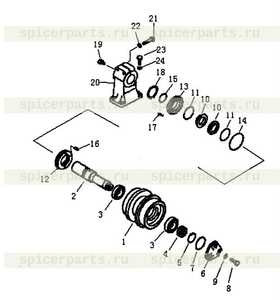 SHAFT,CARRIER ROLLER